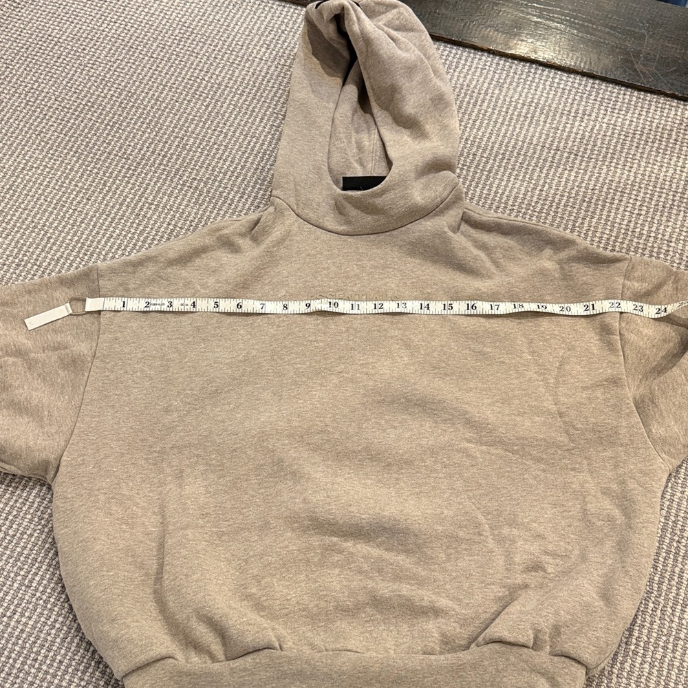Fear of God Essentials Tan Hoodie - Picture 10 of 11